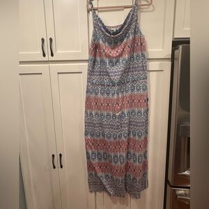 Cabi Colorful Geometric Maxi Dress